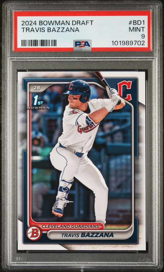 2024 Bowman Draft #BD1 Travis Bazzana PSA 9