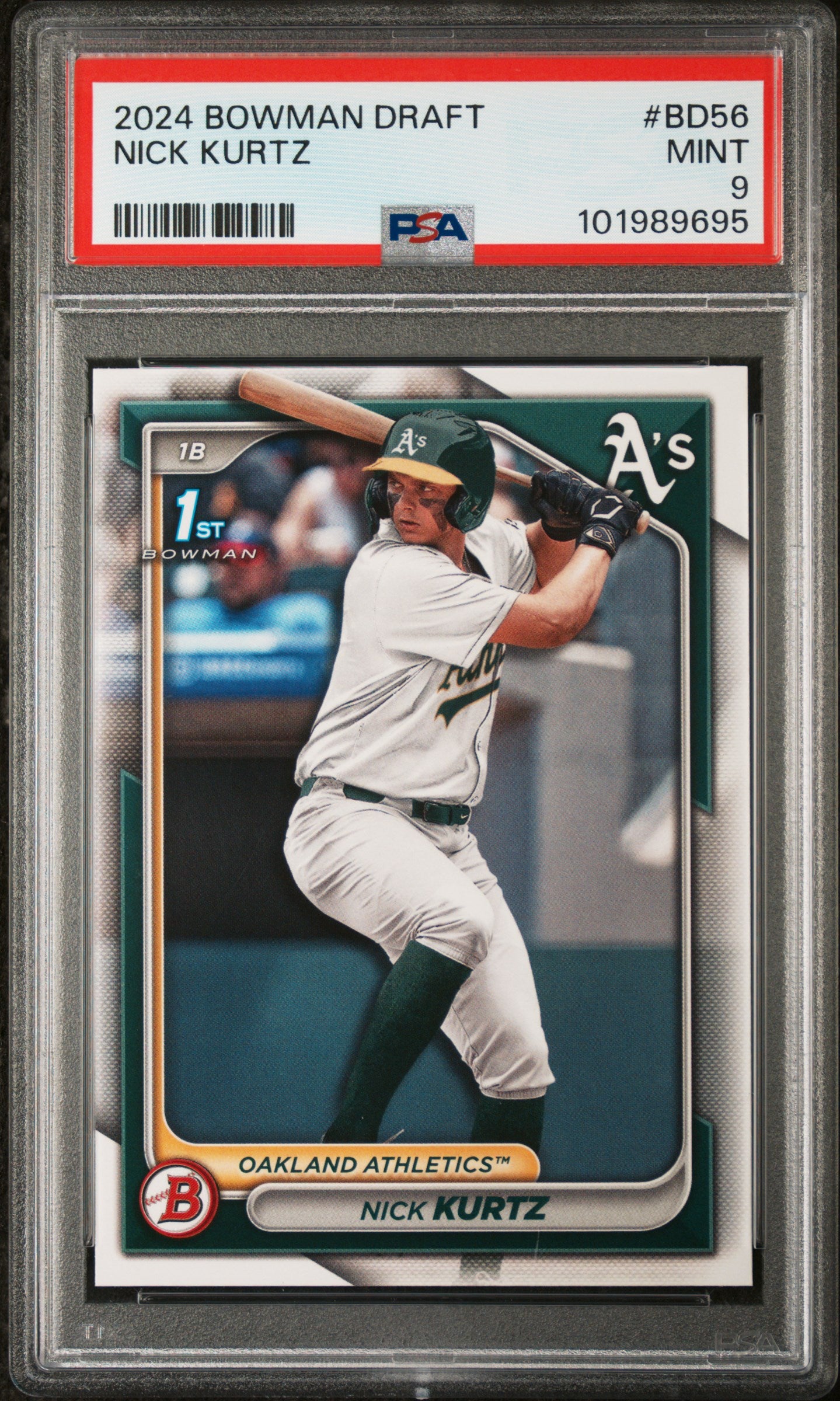 2024 Bowman Draft #BD56 Nick Kurtz PSA 9