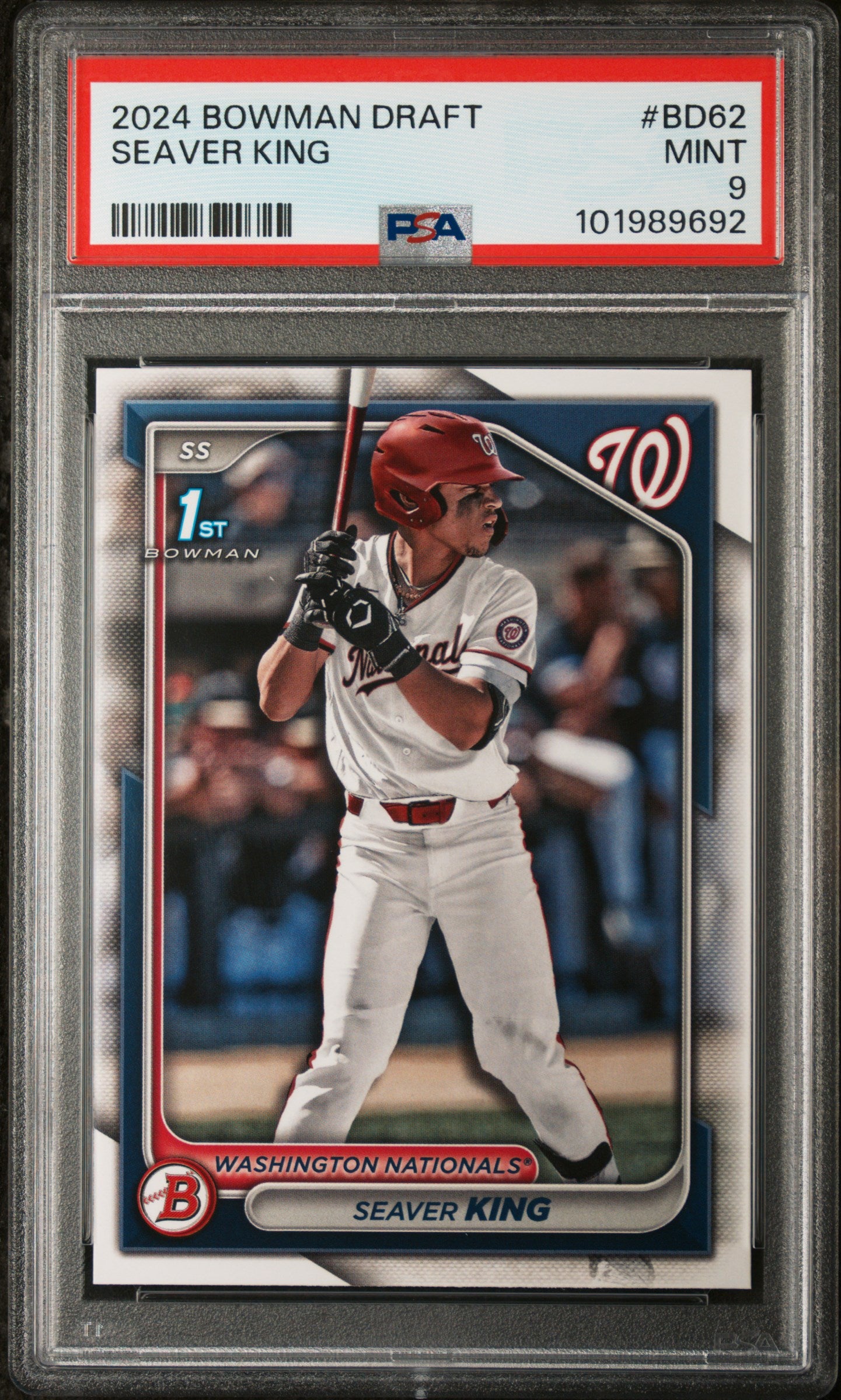 2024 Bowman Draft #BD62 Seaver King PSA 9