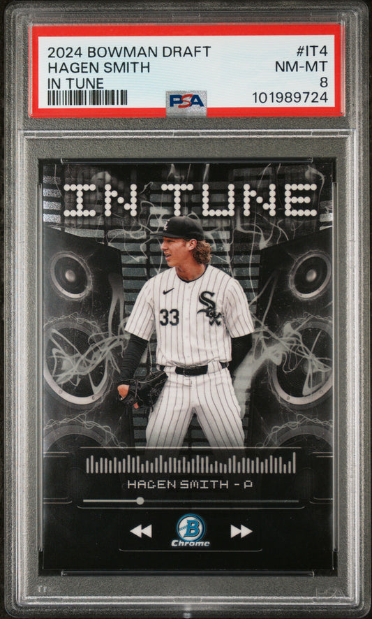 2024 Bowman Draft In Tune #IT4 Hagen Smith PSA 8