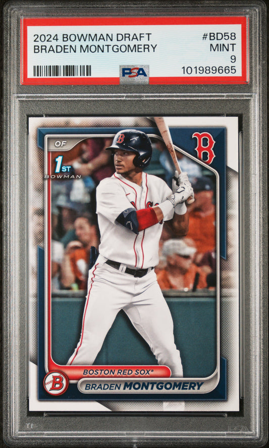 2024 Bowman Draft #BD58 Braden Montgomery PSA 9