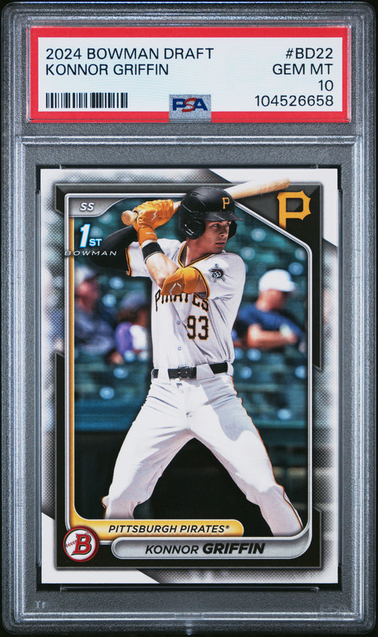 2024 Bowman Draft #BD22 Konnor Griffin PSA 10