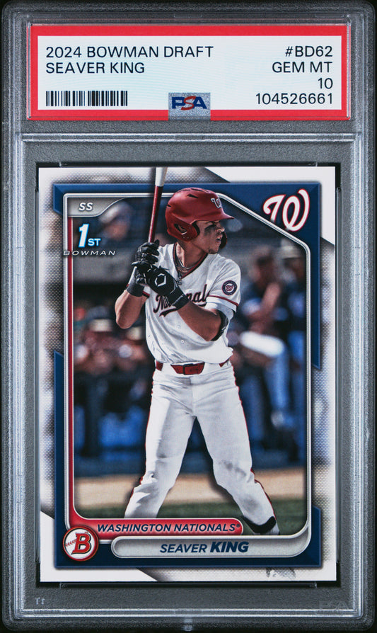 2024 Bowman Draft #BD62 Seaver King PSA 10