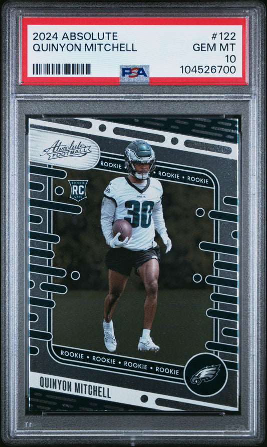 2024 Panini Absolute #122 Quinyon Mitchell PSA 10