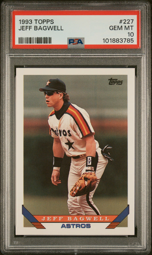 1993 Topps #227 Jeff Bagwell PSA 10
