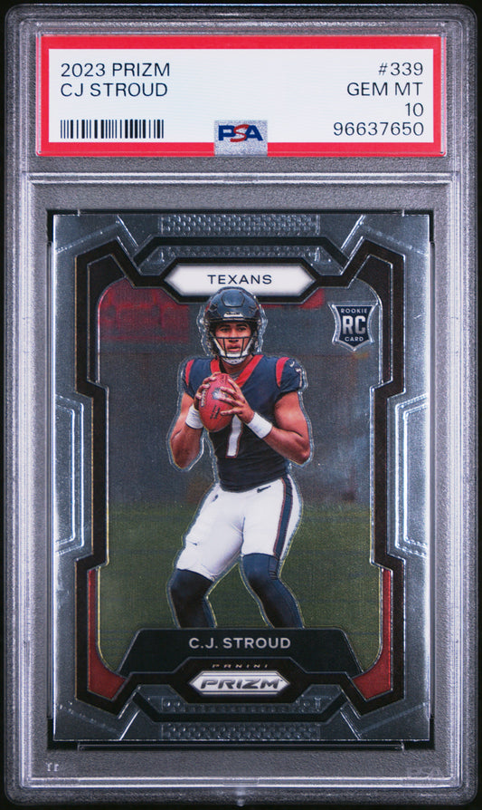 2023 Panini Prizm #339 Cj Stroud PSA 10
