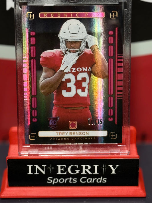 2024 photogenic#12 Trey Benson Pink Prizm/15