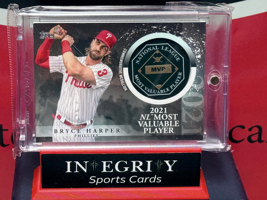 2023 Topps Update #MVP-BH Bryce Harper MVP Medallion