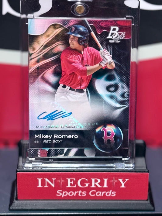 2023 Bowman Platinum #TOP-35 Mikey Romero Top Prospects