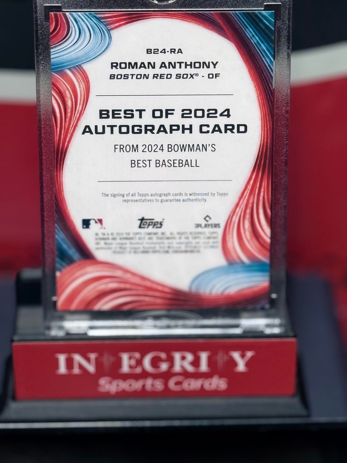 2024 Bowman's Best #B24-RA Roman Anthony Blue Refractors #/150