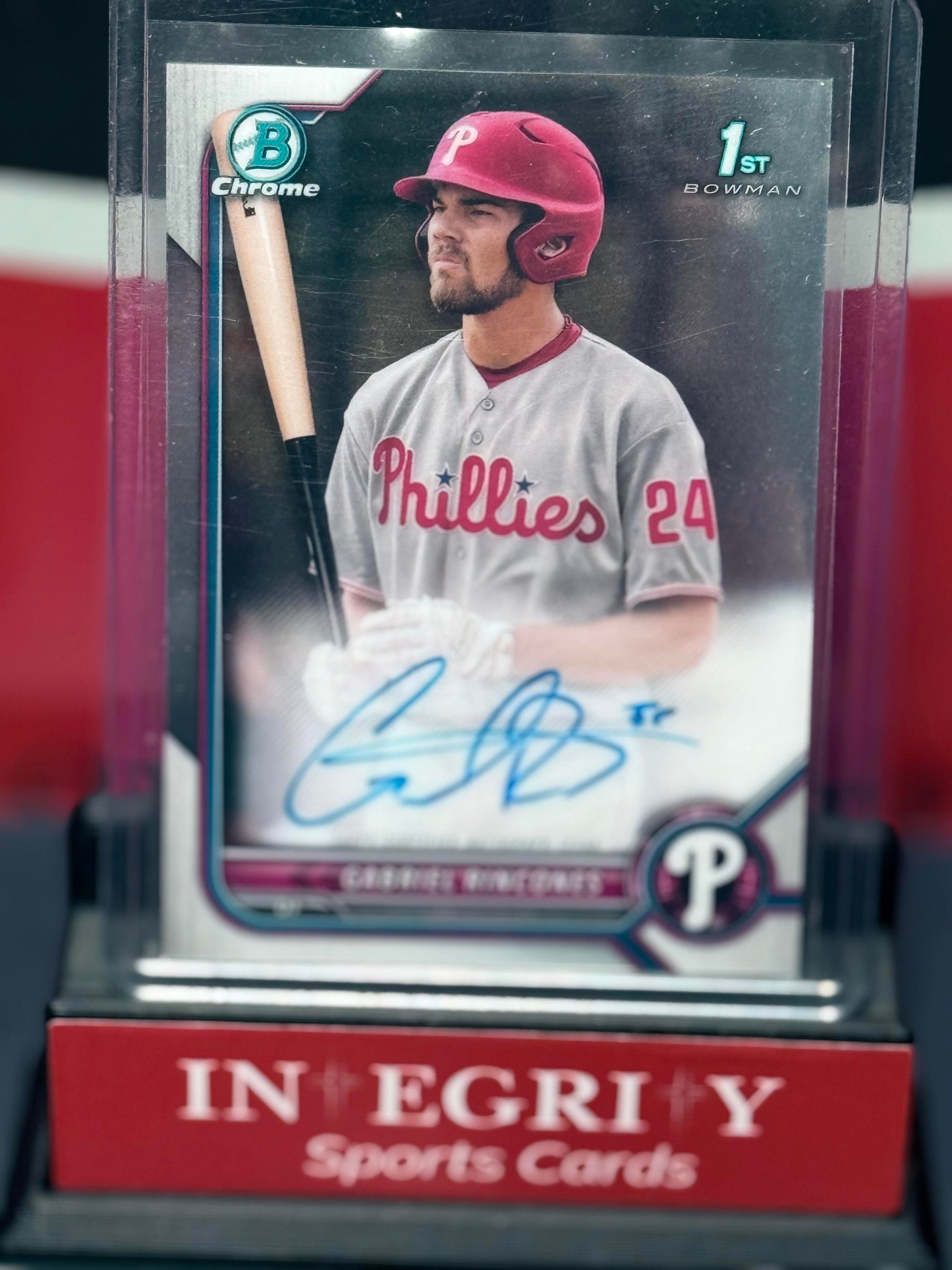2022 Bowman Draft #CDA-GR Gabriel Rincones Chrome Draft Pick Autographs
