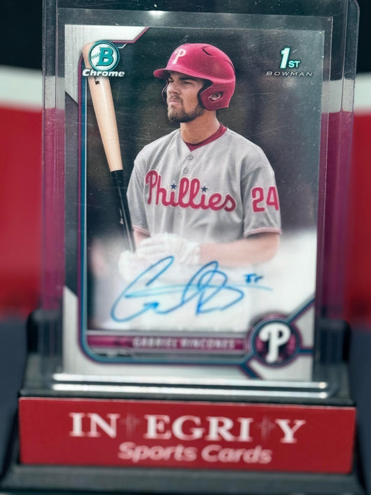 2022 Bowman Draft #CDA-GR Gabriel Rincones Chrome Draft Pick Autographs