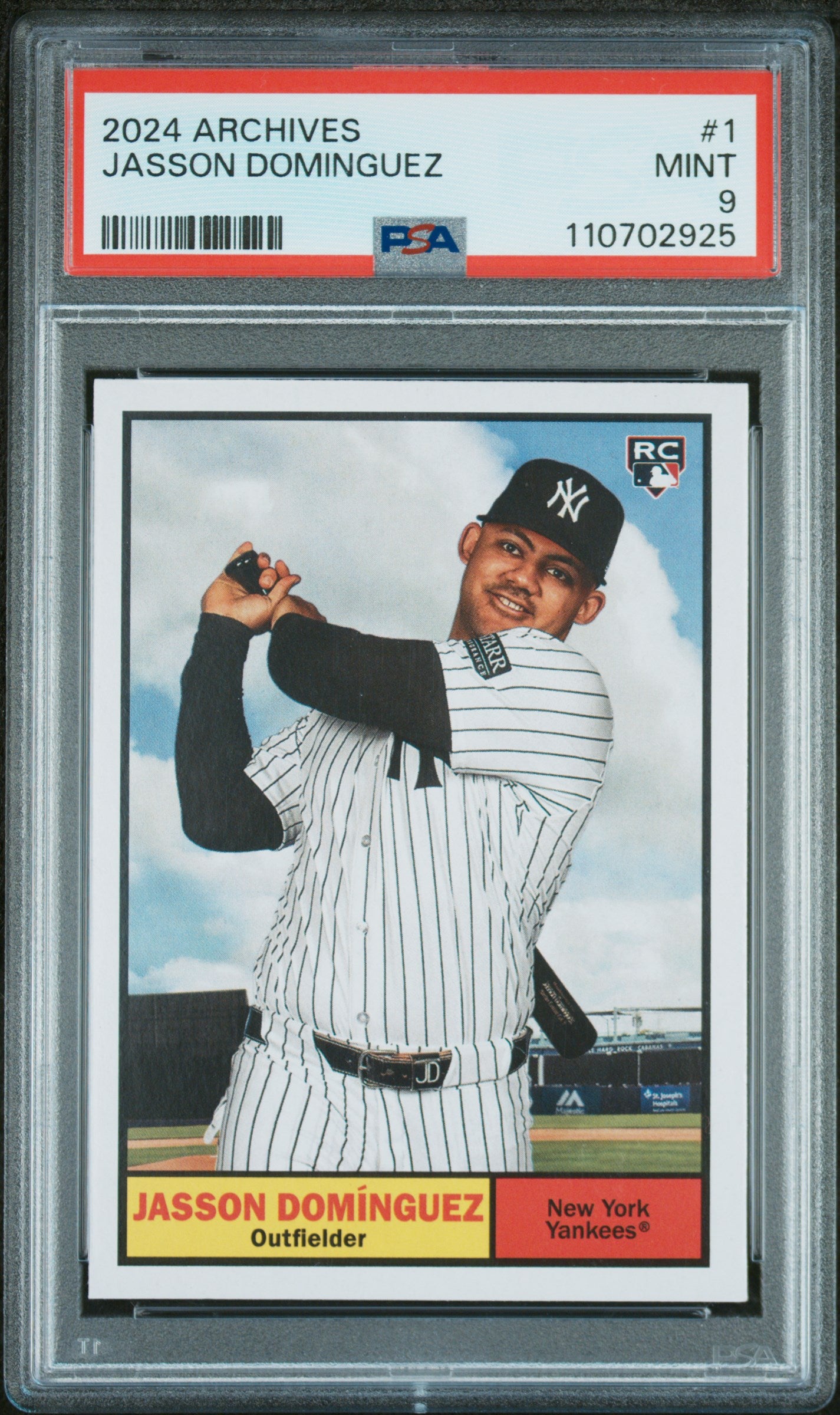 2024 Topps Archives #1 Jasson Dominguez PSA 9