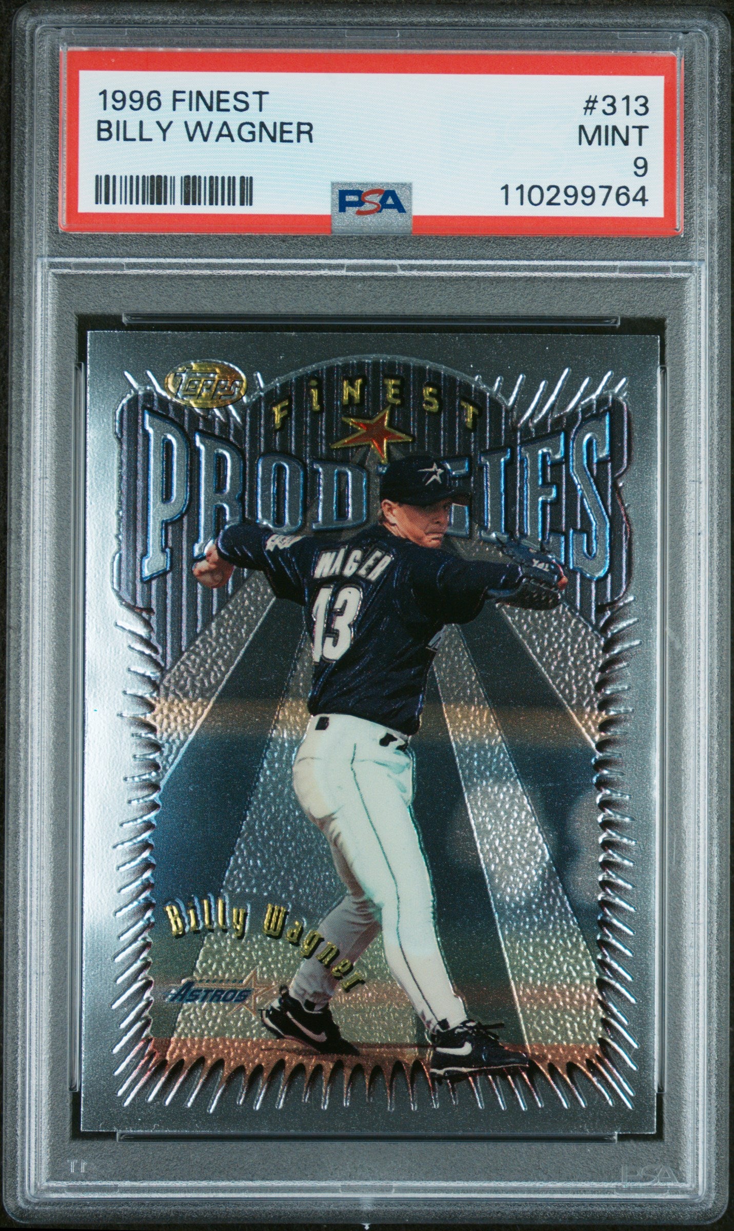 1996 Finest #313 Billy Wagner PSA 9