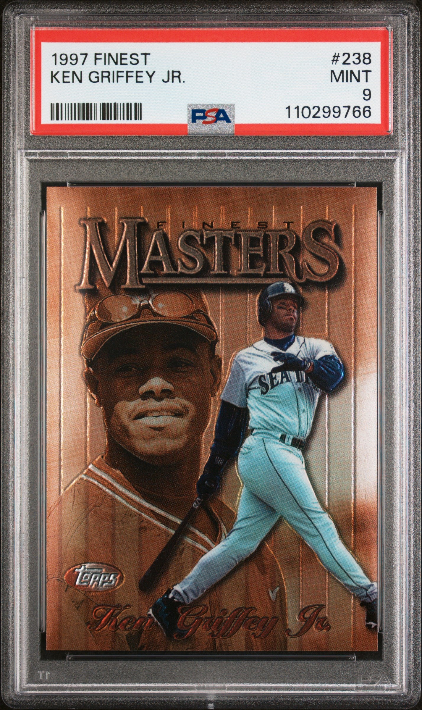 1997 Finest #238 Ken Griffey Jr. PSA 9