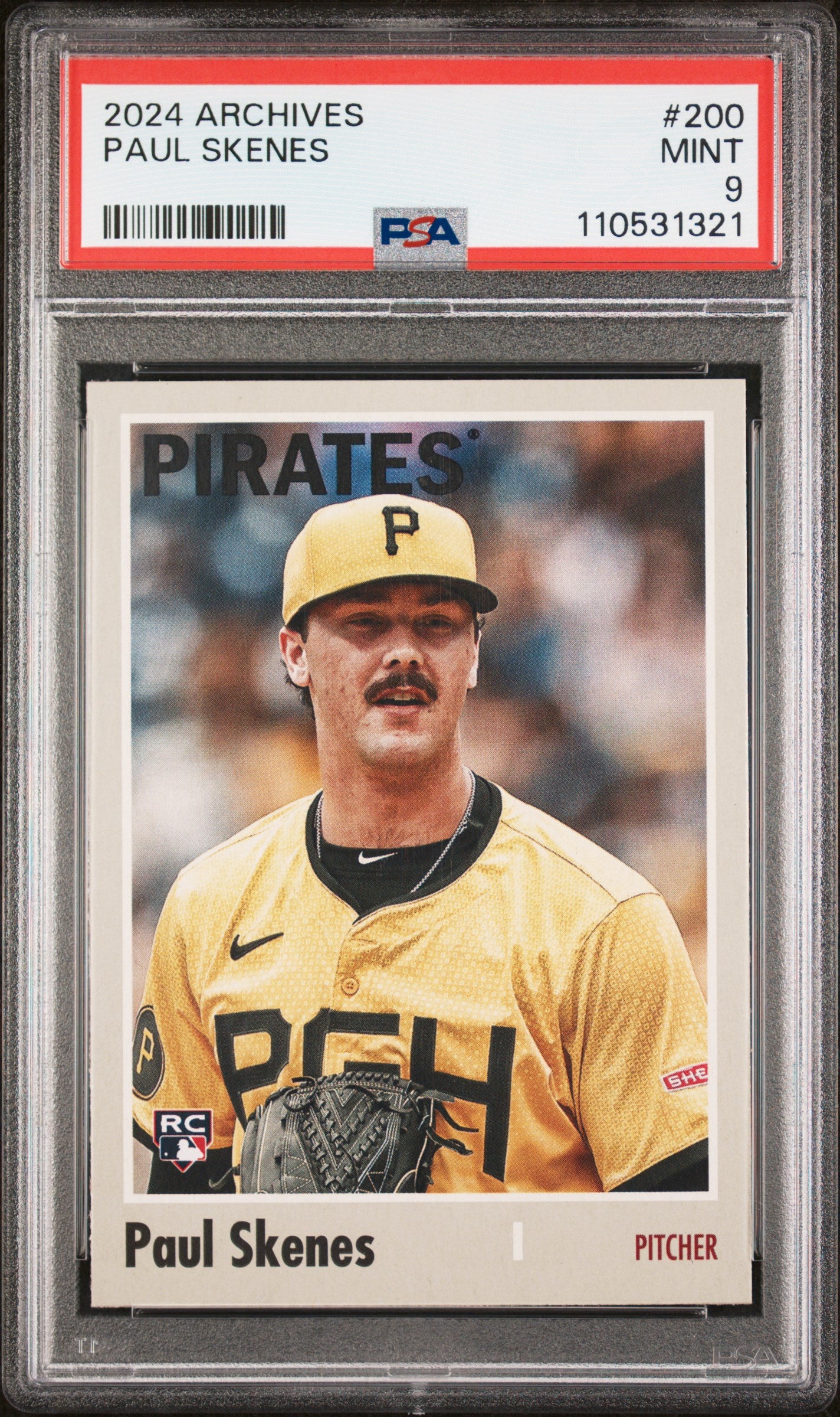 2024 Topps Archives #200 Paul Skenes PSA 9