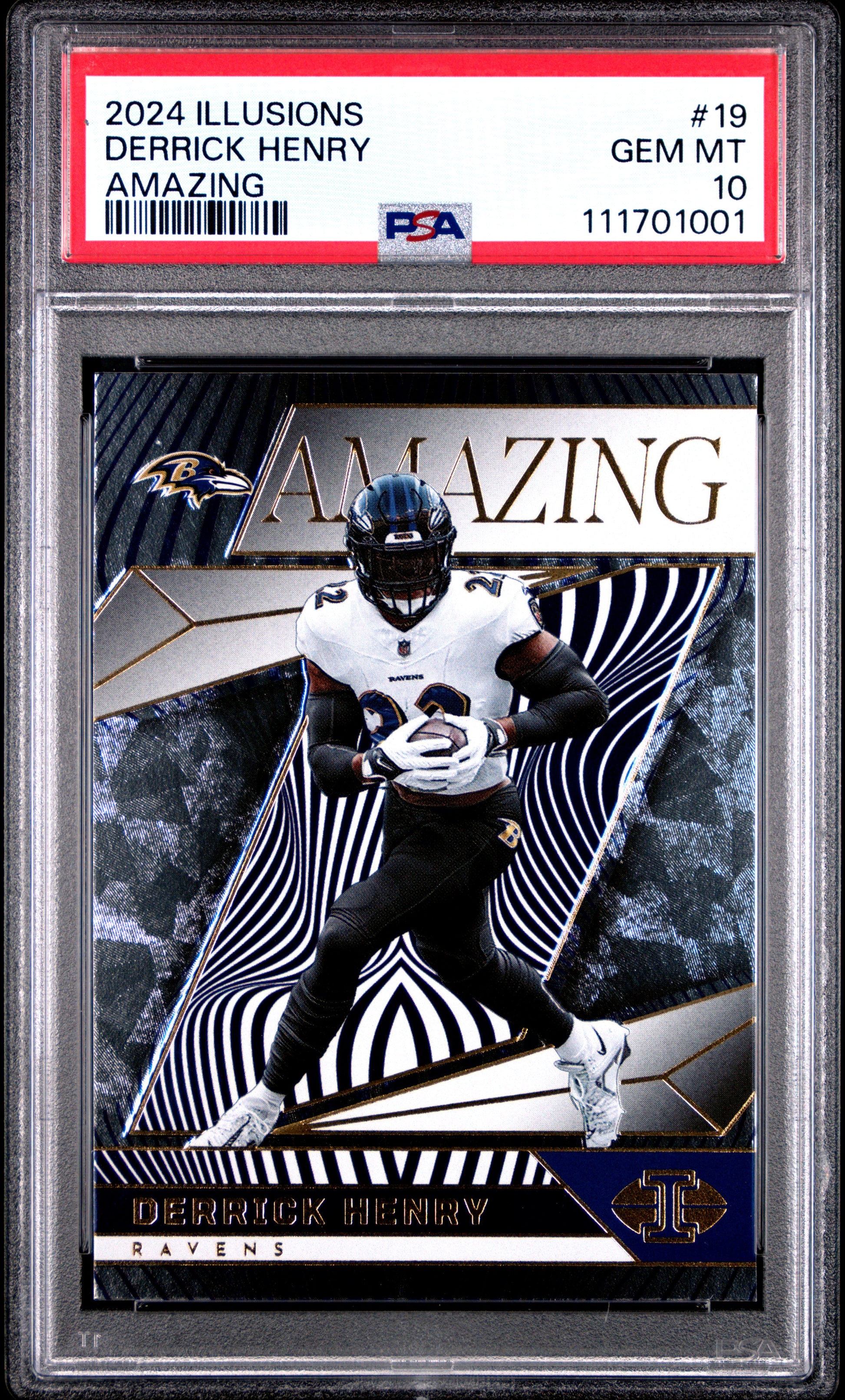 2024 Panini Illusions Amazing #19 Derrick Henry PSA 10