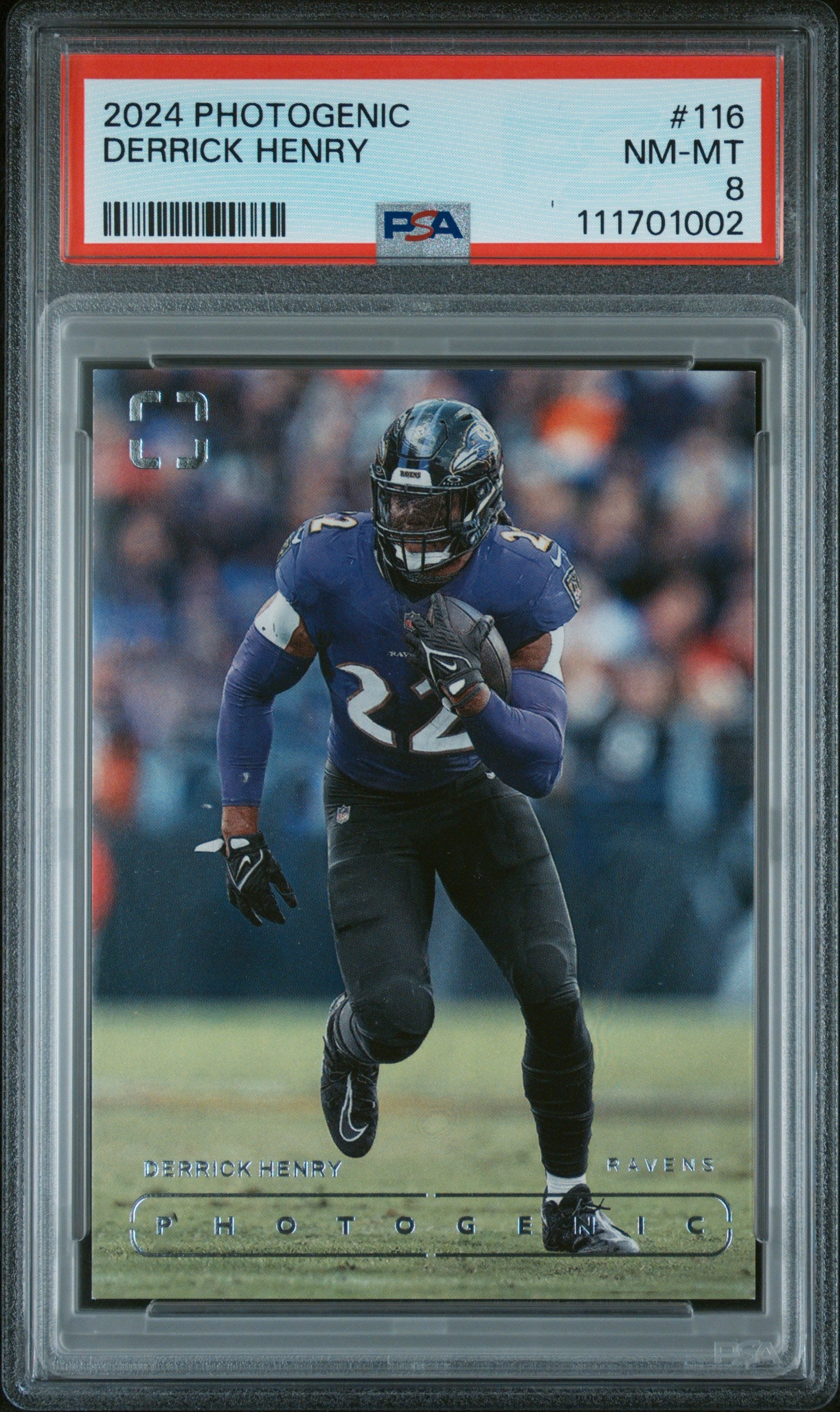 2024 Panini Photogenic #116 Derrick Henry PSA 8