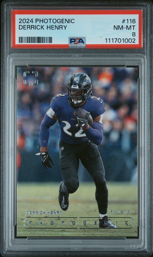 2024 Panini Photogenic #116 Derrick Henry PSA 8