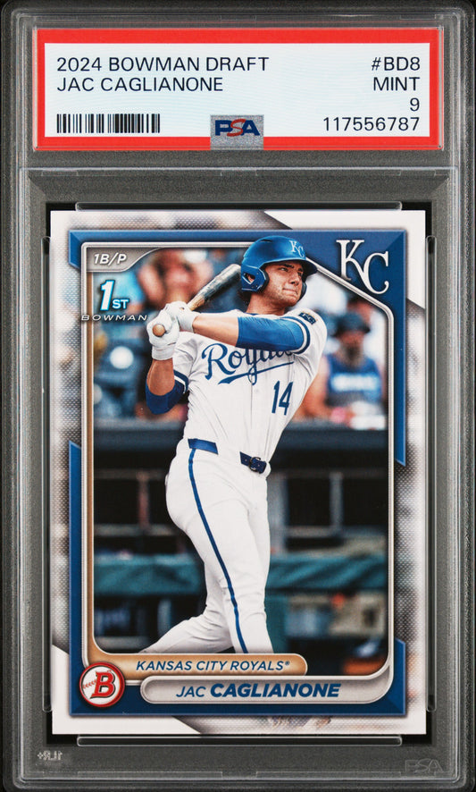 2024 Bowman Draft #BD8 Jac Caglianone PSA 9