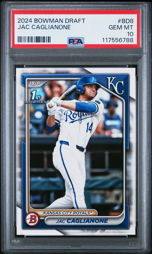 2024 Bowman Draft #BD8 Jac Caglianone PSA 10