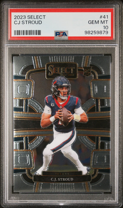 2023 Panini Select #41 Cj Stroud PSA 10