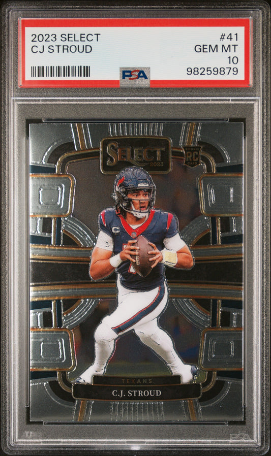 2023 Panini Select #41 Cj Stroud PSA 10