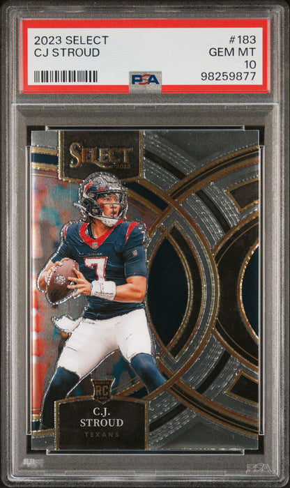 2023 Panini Select #183 Cj Stroud PSA 10 SKU018