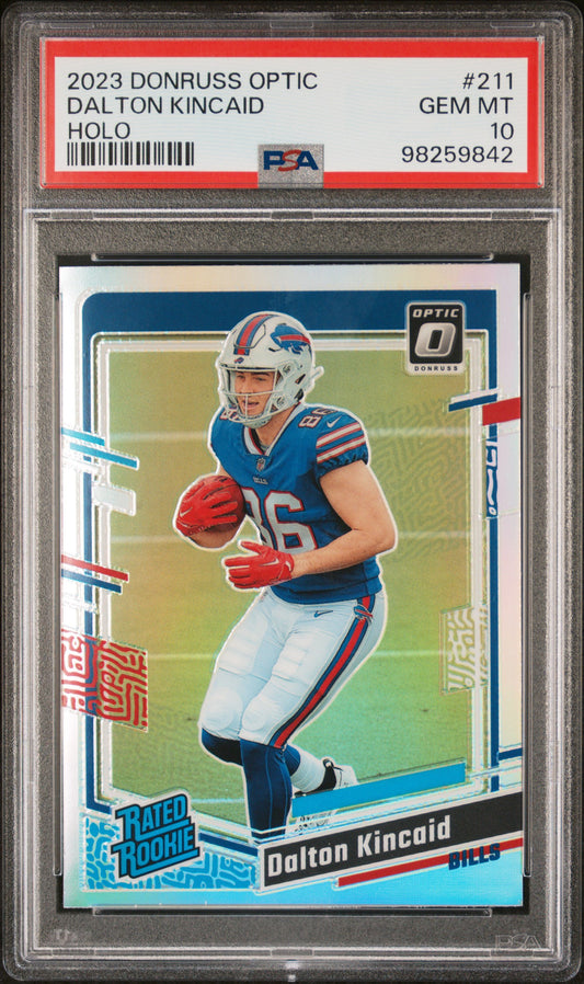 2023 Panini Donruss Optic #211 Dalton Kincaid Holo PSA 10 SKU35