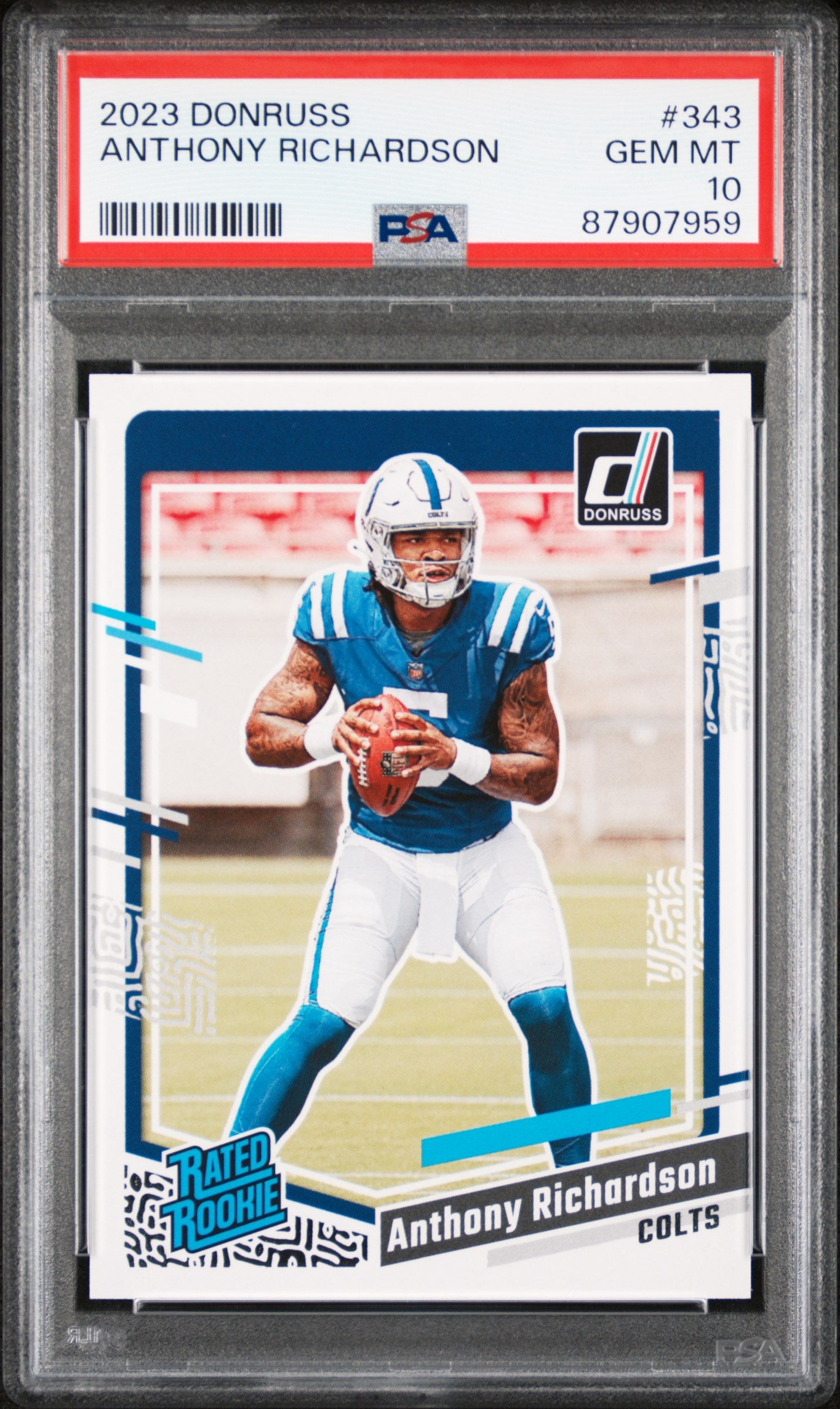 2023 Panini Donruss #343 Anthony Richardson PSA 10