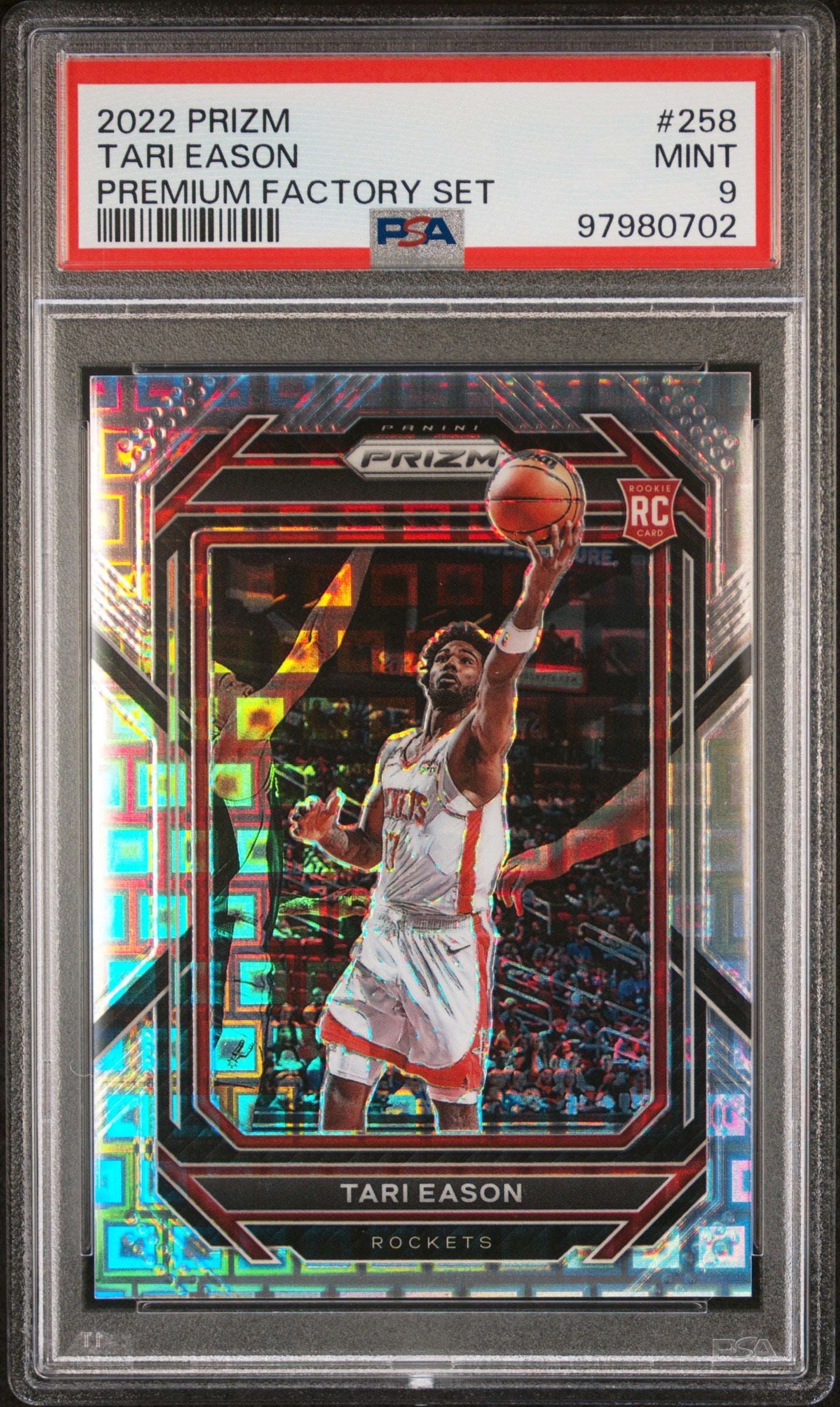 2022 Panini Prizm #258 Tari Eason Premium Factory Set/150 PSA 9