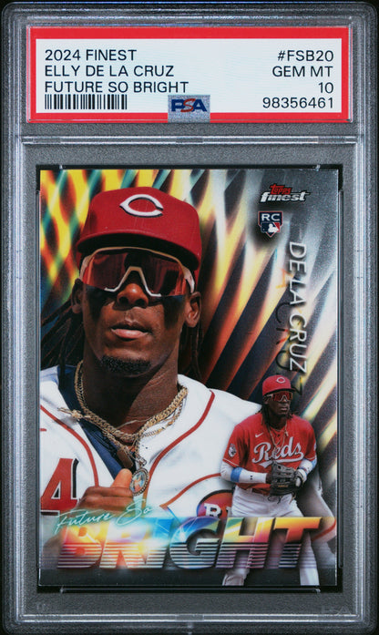 2024 Topps Finest Future So Bright #FSB20 Elly De La Cruz PSA 10
