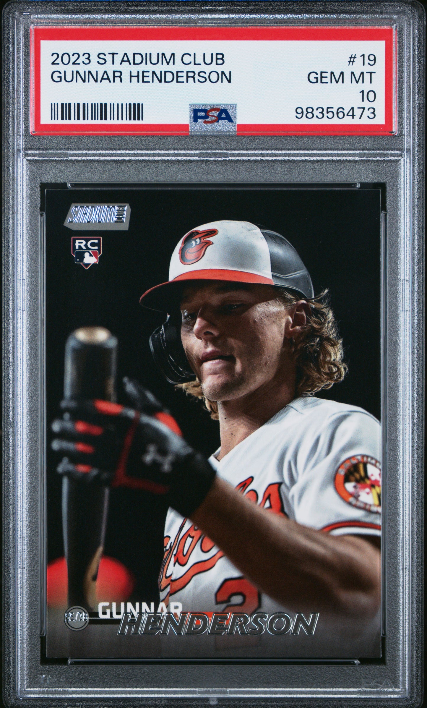 2023 Topps Stadium Club #19 Gunnar Henderson PSA 10