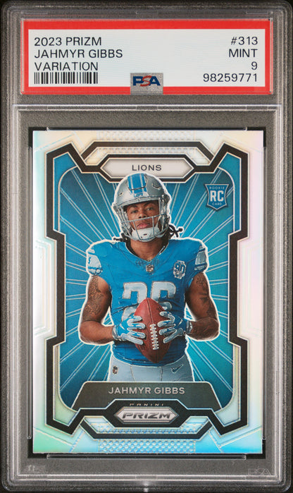 2023 Panini Prizm #313 Jahmyr Gibbs Variation PSA 9 SKU200027