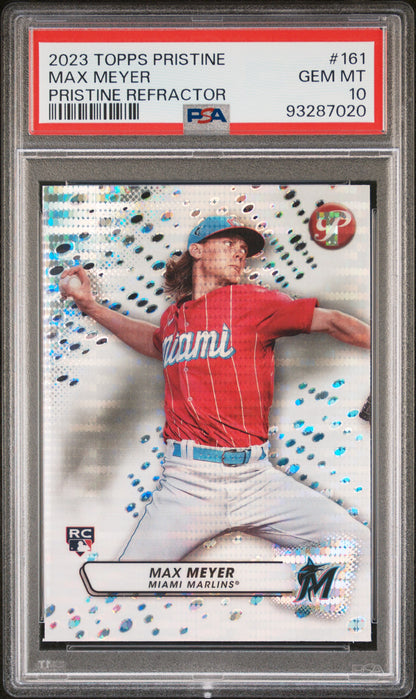 2023 Topps Pristine #161 Max Meyer Pristine Refractor PSA 10