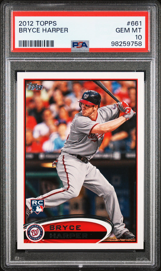 2012 Topps #661 Bryce Harper PSA 10