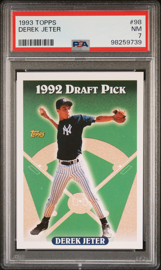 1993 Topps #98 Derek Jeter PSA 7
