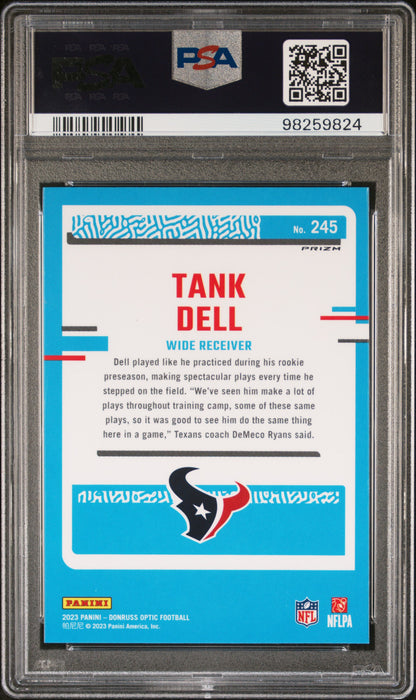 2023 Panini Donruss Optic #245 Tank Dell Green Hyper PSA 9