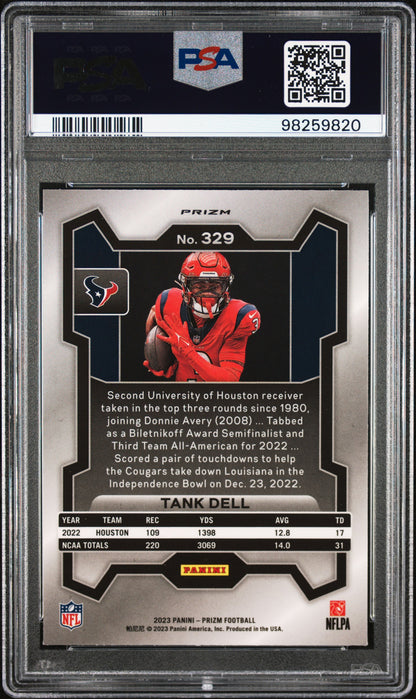 2023 Panini Prizm #329 Tank Dell Variation PSA 9