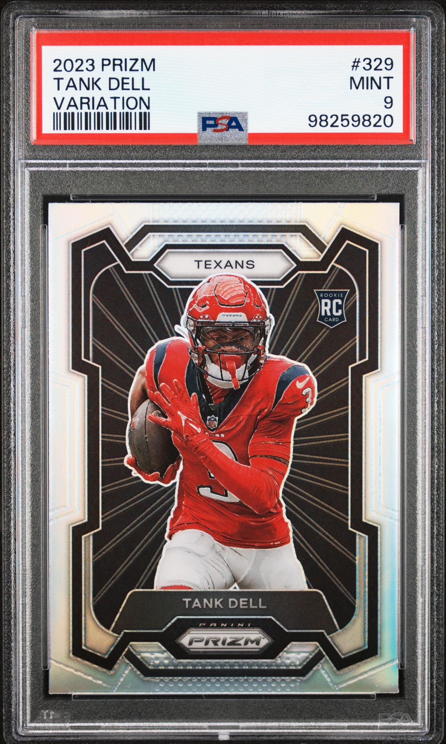 2023 Panini Prizm #329 Tank Dell Variation PSA 9