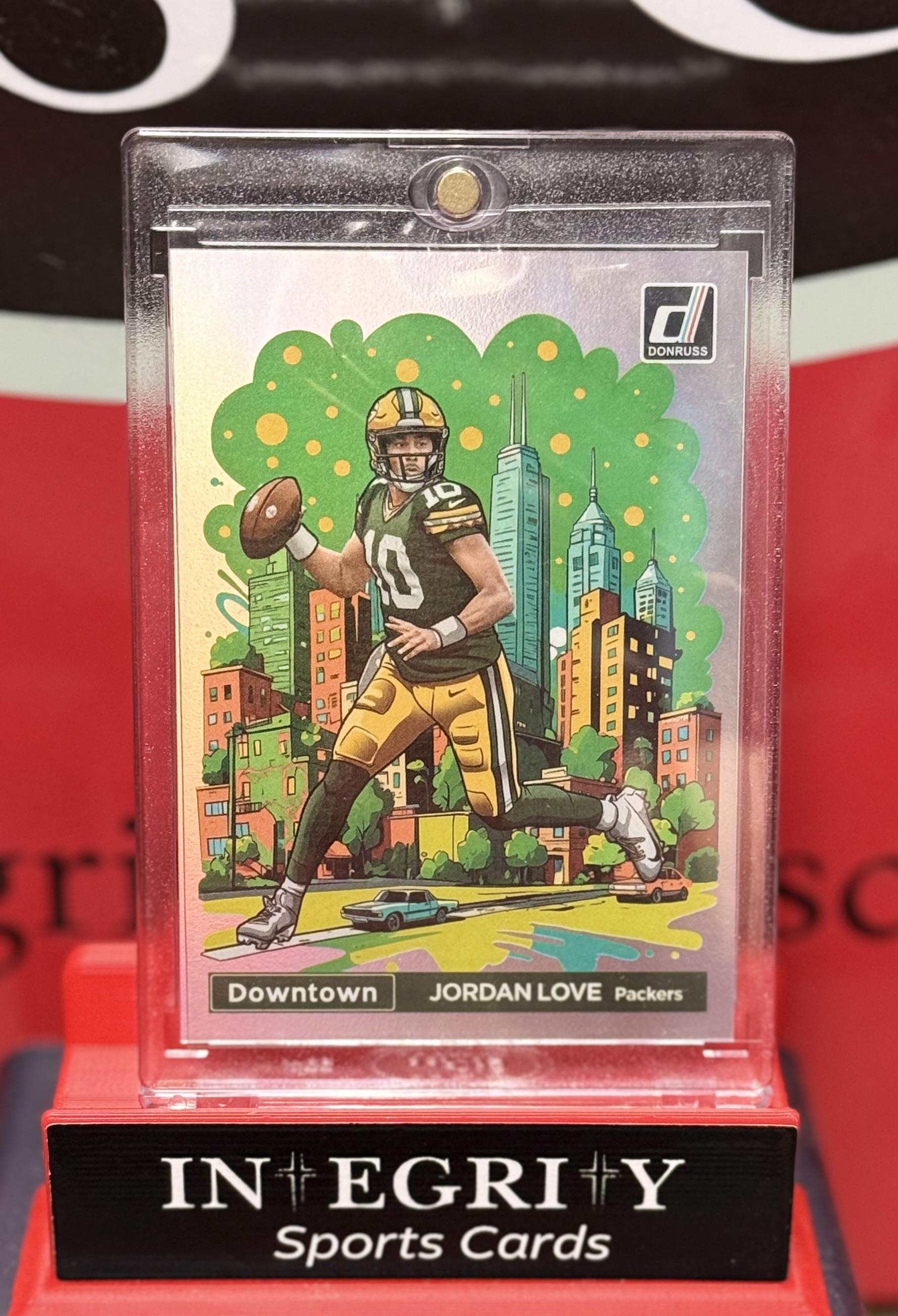 2024 Donruss Jordan Love #5 Downtown SSP