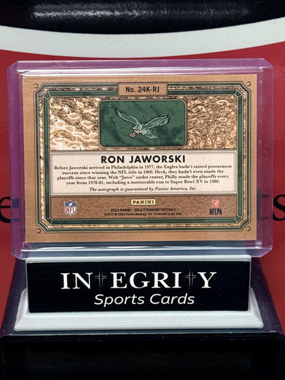 Ron Jaworski Auto /25 24K 2023 Gold Standard Eagles 🔥