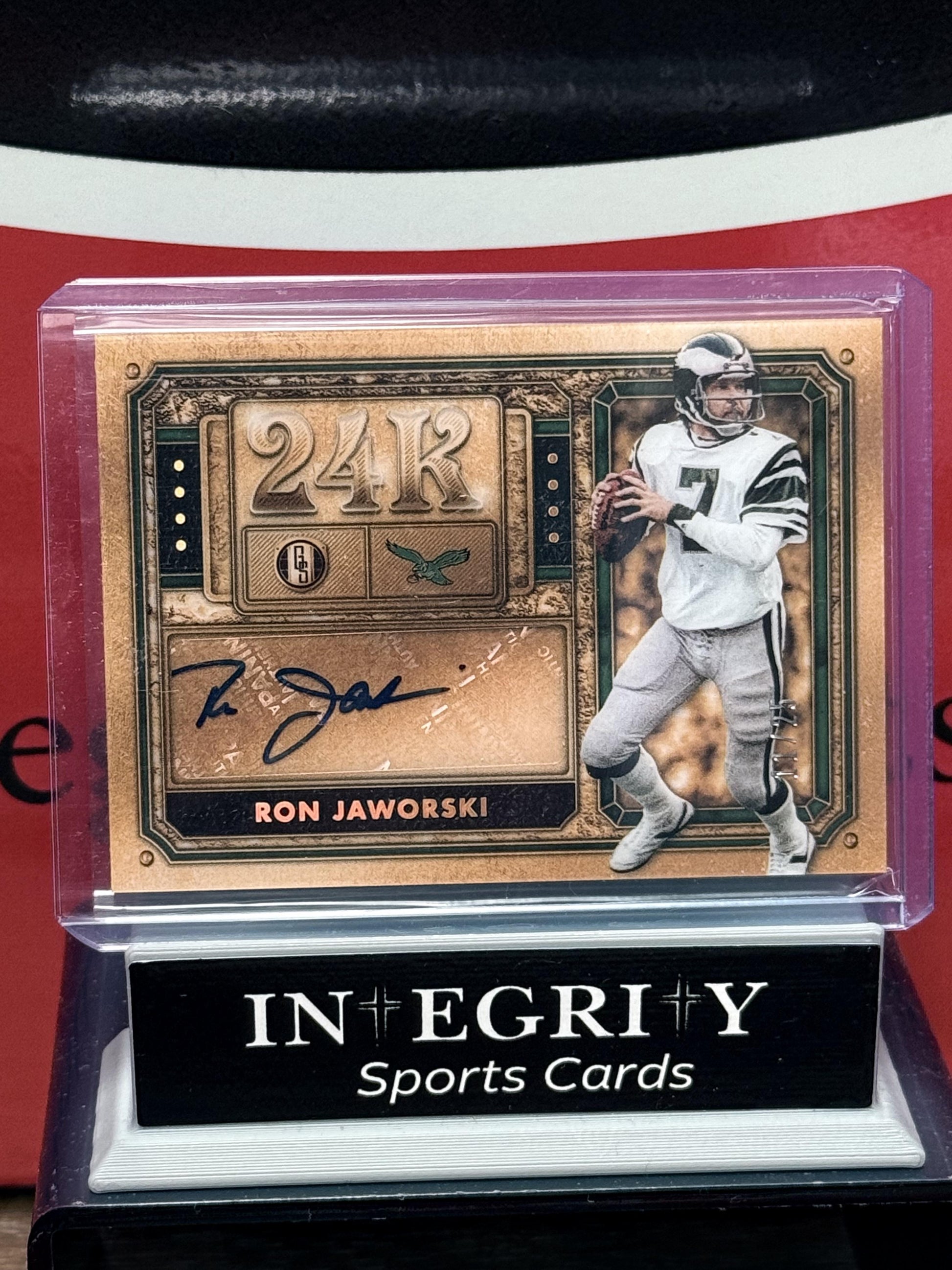 Ron Jaworski Auto /25 24K 2023 Gold Standard Eagles 🔥