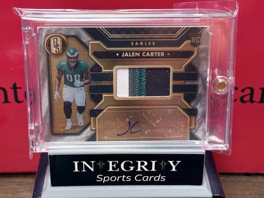 Gold Standard #214 Jalen Carter Rookie Patch Auto/49