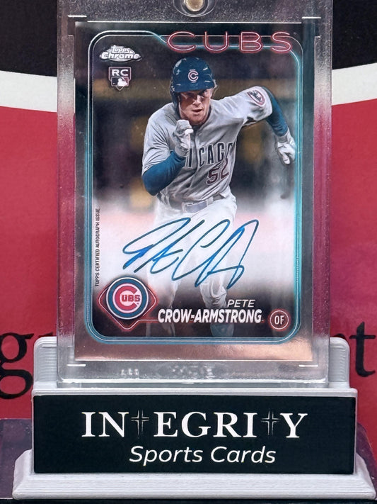 Topps Chrome #RA-PC Pete Crow-Armstrong Rookie Auto