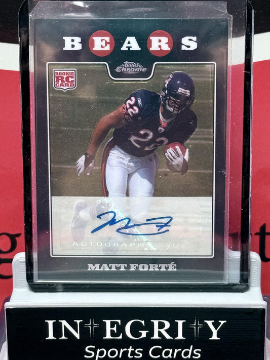 2008 Topps Chrome #TC191 Matt Forte Rookie Autographs