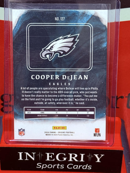 2024 Panini Origins #127 Cooper DeJean Holo Red #/299