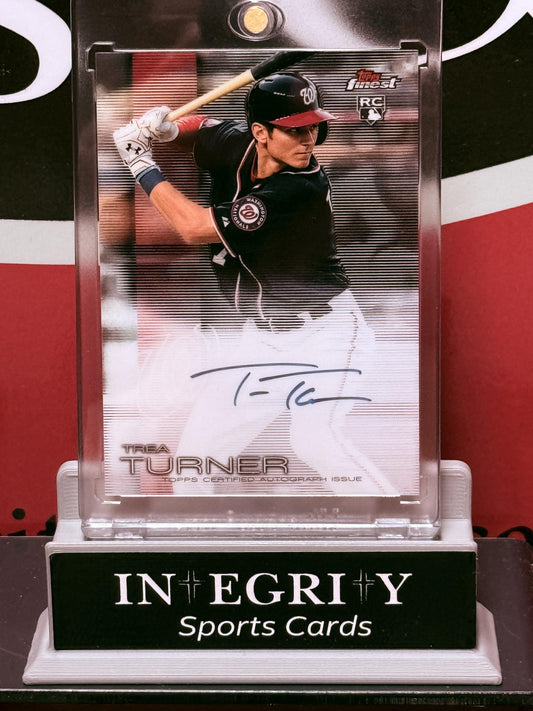 2016 Finest #FA-TT Trea Turner Autographs