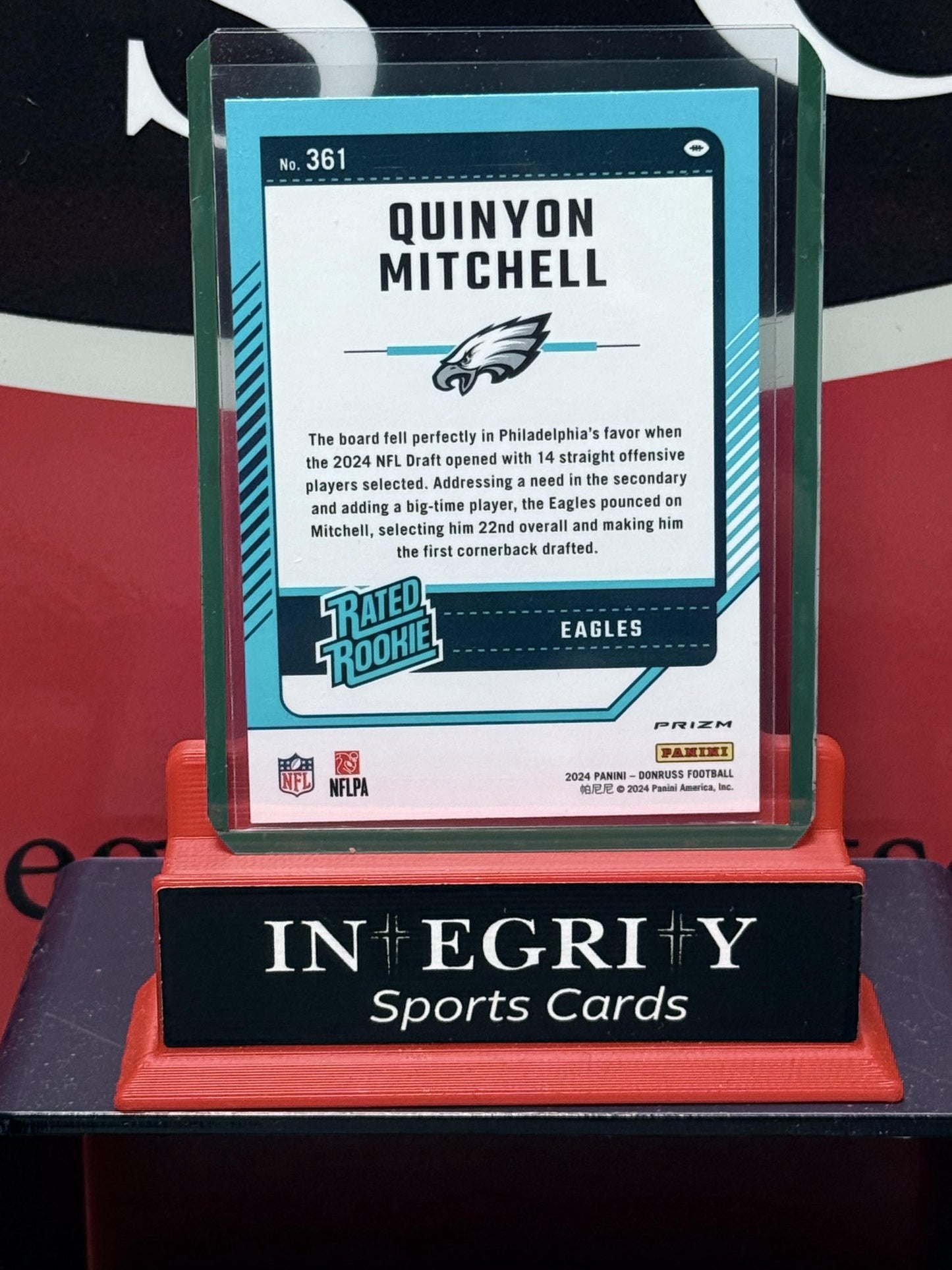 2024 Donruss #361 Quinyon Mitchell Red Pandora