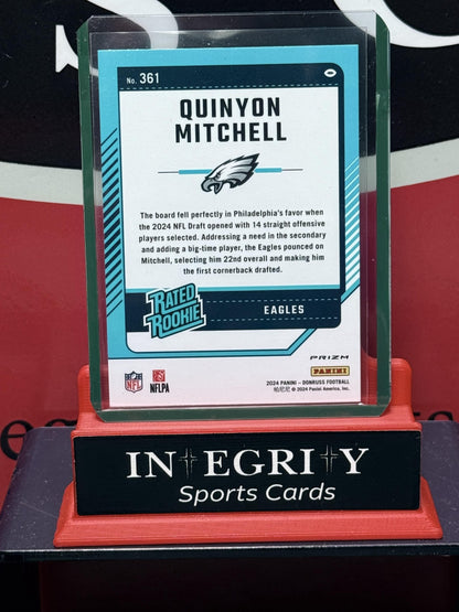 2024 Donruss #361 Quinyon Mitchell Red Pandora